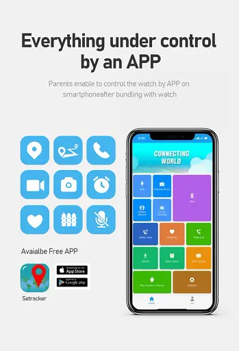 Смарт-часы детские Wonlex KT19 RPO 4G с камерой WI-FI GPS SIM-карта Blue (16994) - фото 5