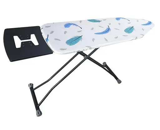 Дошка для прасування Casa Si Mondo L 125x42 Grey/Blue Feathers (CS93570L342) - фото 1