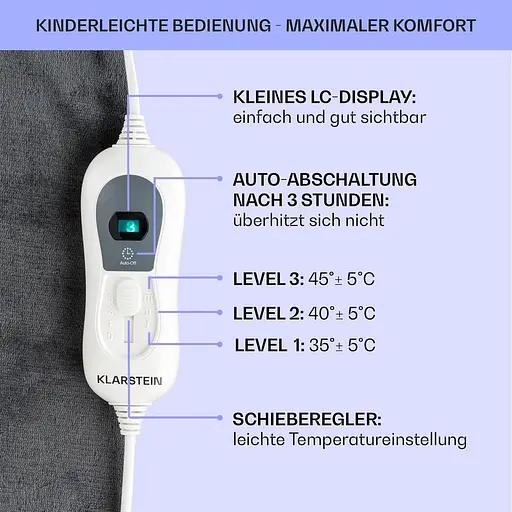 Електрична ковдра Klarstein Slanket (10045240) - фото 5