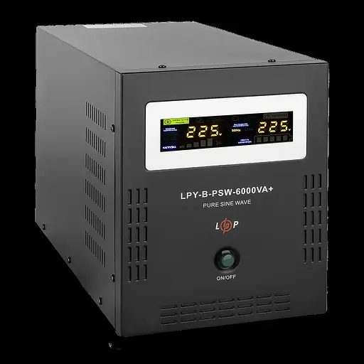 ДБЖ з правильною синусоїдою LogicPower 48V LPY-B-PSW-6000VA+ 4200 Вт 10A/20A - фото 3