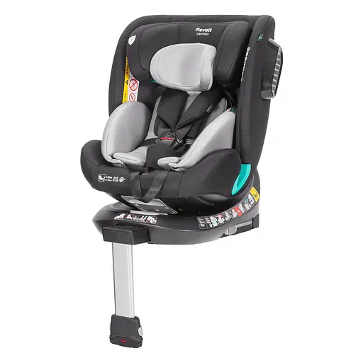 Автокрісло CARRELLO Revolt CRL-15805/1 Sky Grey i-Size 40-150см ISOFIX, поворот, опор.стійка /1/