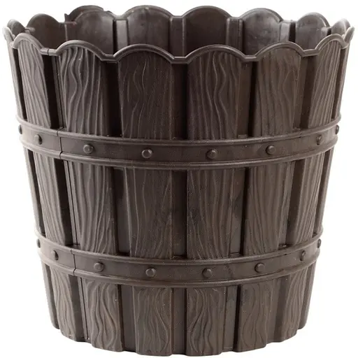 Горщик для квітів Violet House 1052 Bamboo Brown із дренажем 600 мл (1052 BAMBOO BROWN 0.6л.)