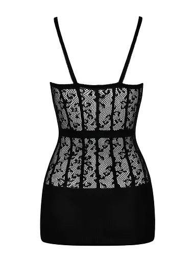 Еротичне плаття Obsessive D605 S/M/L чорний - фото 7