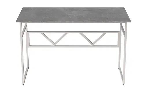 Стіл письмовий Раян Ferrum-decor 750x1400x700 Білий метал ДСП Бетон 16 мм (FRD-106502) - фото 3