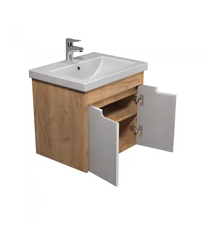 Тумба Мойдодир Smart Craft 60-A з умивальником Cersanit Como 60 - фото 3