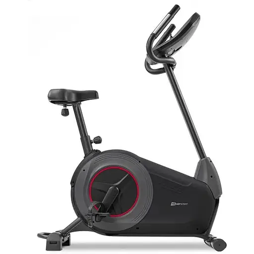 Велотренажер Hop-Sport HS-100H Solid iConsole+ черный - фото 3