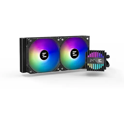 Zalman Система рідинного оxолодження Alpha 2 A24 ARGB, LGA1700, 1200, 115x, AM5, AM4, TDP ___W, чорний