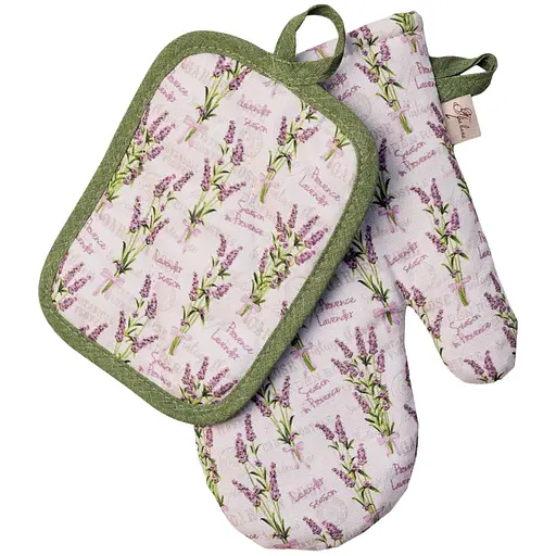 Набор рукавица и прихватка Прованс Соцветия лаванды (42349) - фото 2
