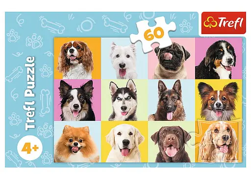 Пазл Trefl Портрети песиків 60 ел. (17374) - фото 2