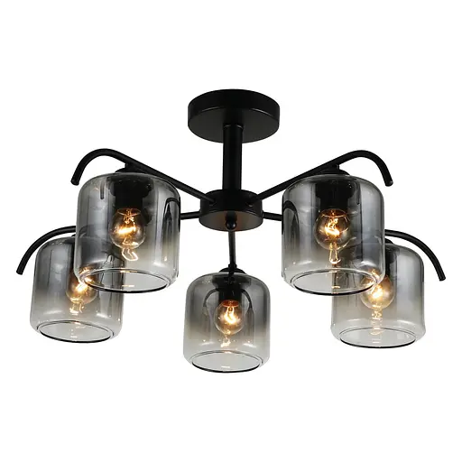 Накладний світильник Ardero BL1950-1 ORLANDO під лампу чорний - фото 1