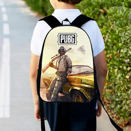 Рюкзак детский Пабг "PUBG BATTLEGROUNDS" 34х27см, городской ранец для мальчика (00507)