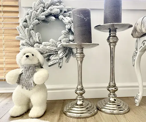 Венок новогодний рождественский Hvoya Traditional из литой хвои заснеженный 50 см - фото 2