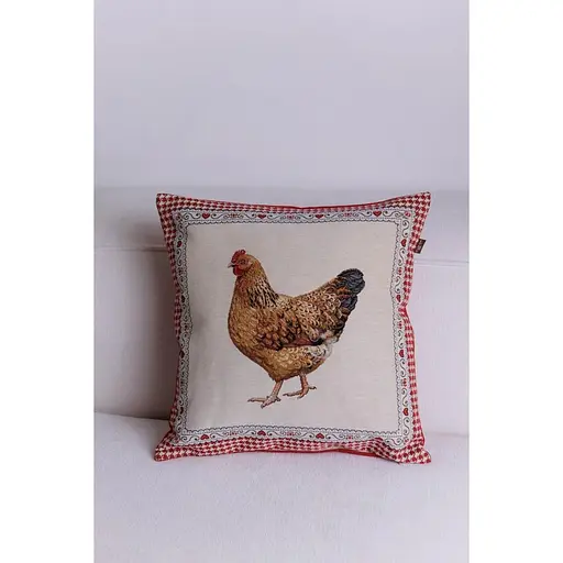 Подушка гобеленовая Прованс Добробут Ряба 45х45 см (44442) - фото 3