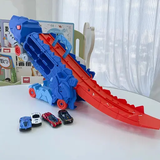 Трек-гараж з транспортом Динозавр, 43 см, 2 машинки, MH-177 - фото 5