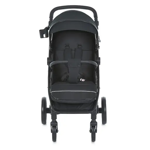 Детская прогулочная коляска-книга Bambi M 5723 Viva Black Черная - фото 3