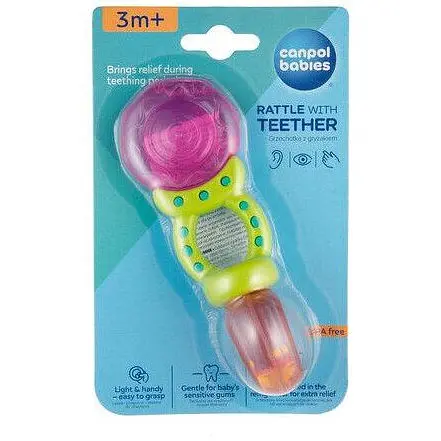 Погремушка-зубогрызка Canpol babies с водой Леденец в ассортименте (56/127) - фото 9