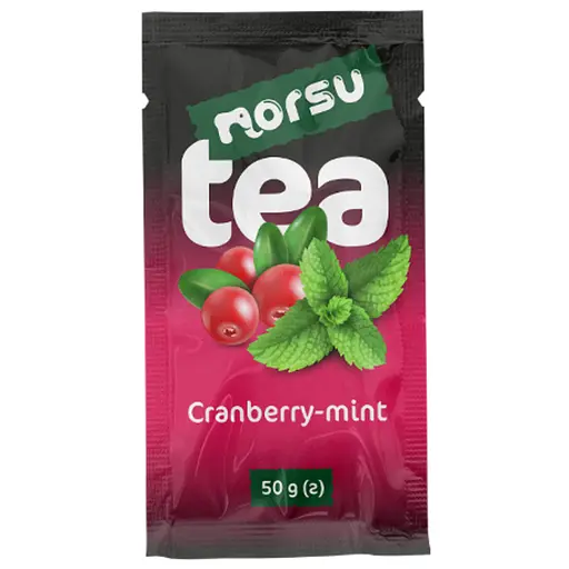 Чай фруктовий Norsu Журавлина-мята 50 г