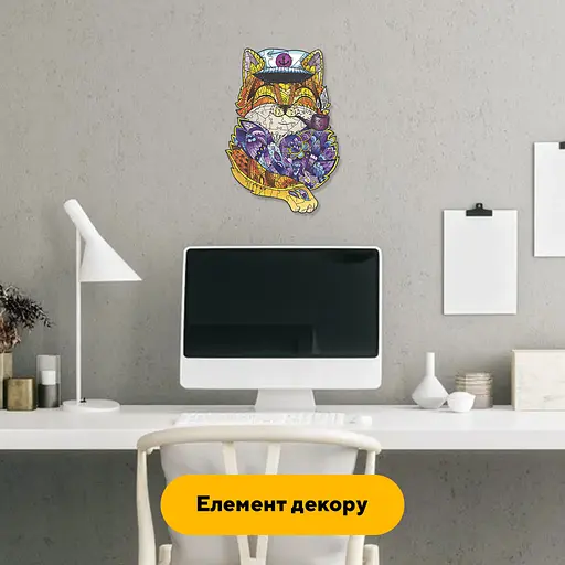 Пазл деревяний Капітан Кіт, А2, Деревяна коробка 300+ елементів - фото 6