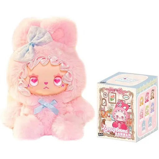 Колекційна м'яка іграшка з кільцем Зайчики Pop Top Lucky Emma MJ-000090 серії Lovely Emma - фото 1