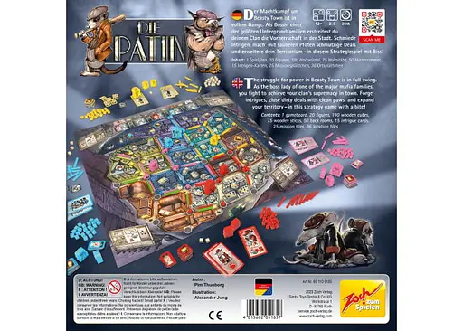 Настольная игра Zoch Крестная мать (Die Patin) (англ.) (601105185) - фото 3