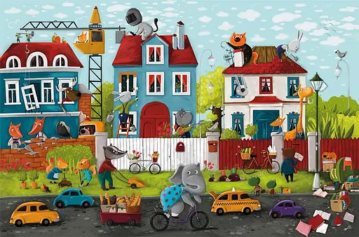 Книга Мій перший віммельбух. Професії. Автор - Олена Бугренкова (ARTBOOKS) - фото 3