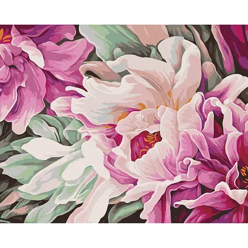 Картина по номерам на подрамнике Brushme В ритме цветов Анастасия Алехина