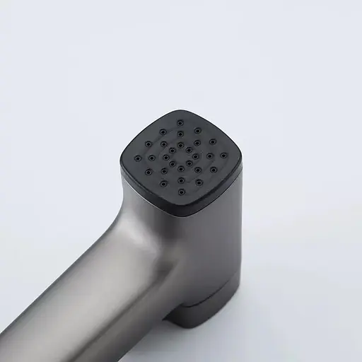 Набір гігієнічного душу прихованого монтажу, матова сталь Frap F2084-9, Графітовий хром - фото 2