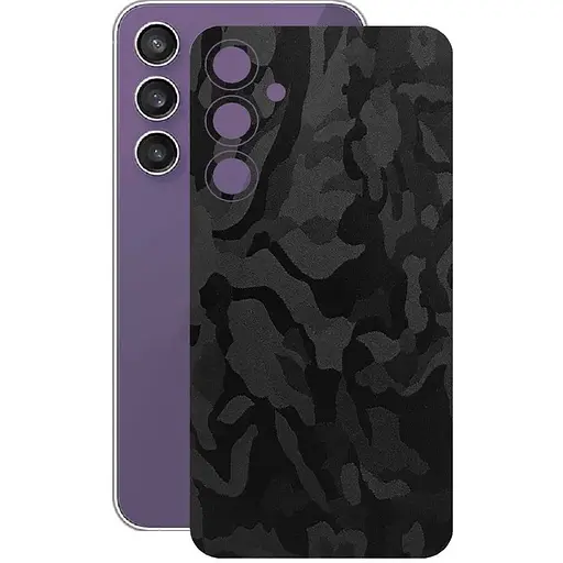 Захисна плівка StatusSKIN для Samsung Galaxy S23 FE S711 Корпус Вініл Камуфляж чорний - фото 1