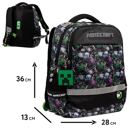 Рюкзак шкільний Yes Minecraft S-52 Ergo - фото 2
