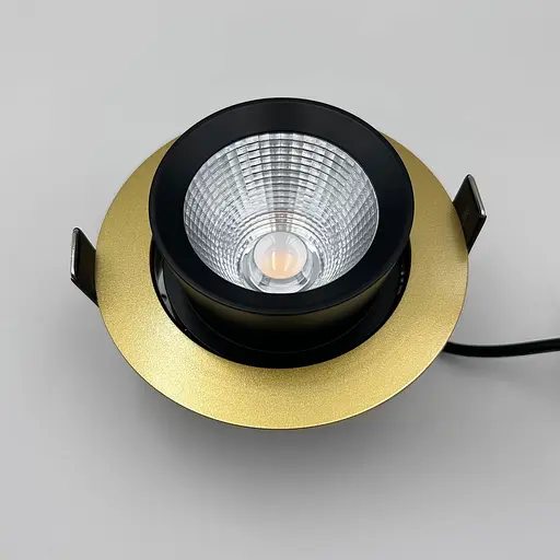 Встраиваемый светильник Skarlat RSL74251 15W GD+BK 3000K - фото 3