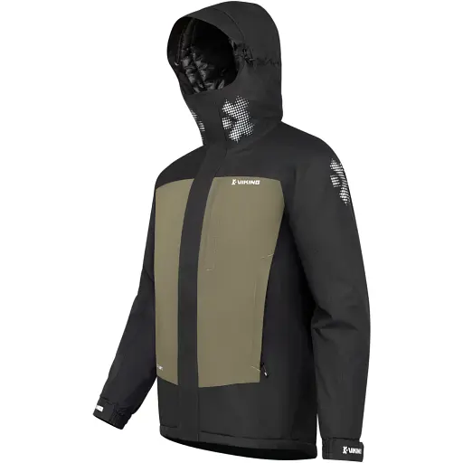 Куртка Viking Fishing Ice Light 80g 10K XXXL Black/khaki - фото 2