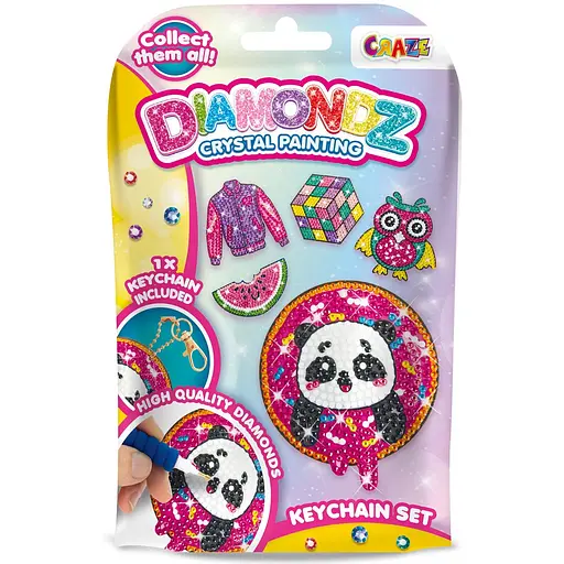 Набір для створення брелка зі стразами Craze Diamondz в асортименті (48351) - фото 3