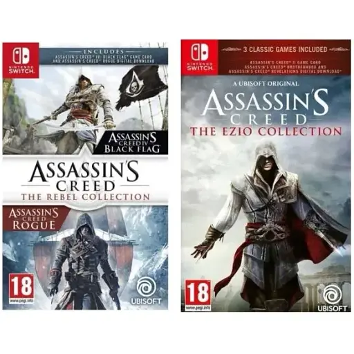 Гра Assassin's Creed The Rebel Collection + Assassin's Creed The Ezio Collection Double Pack (російські версії) (Nintendo Switch)