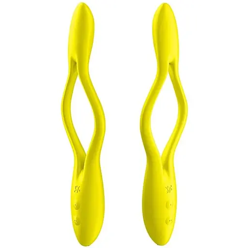 Універсальний гнучкий вібратор для пар Satisfyer Elastic Game Yellow - фото 3