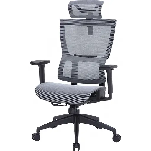 Офісне крісло OfficePro Elegant OC660-B-DG-DG Black/Dark Gray [148664] - фото 2