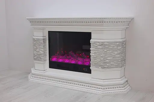 Електричний камін Palermo Bluetooth звук потріскування дров 1500Вт (10080119) - фото 7