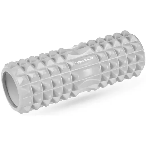 Масажний ролик (роллер) PowerPlay 4405 EVA Massage Roller Сірий 33x12 см (PP_4405_Grey) - фото 1