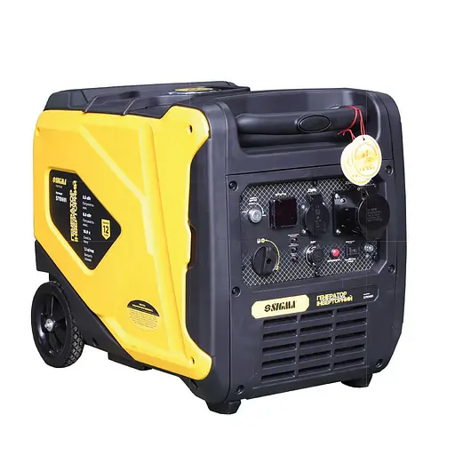 Генератор інверторний SIGMA 5.5/6.0кВт, однофазний, ручний/електро запуск, з виведенням під АВР (5710691) - фото 1