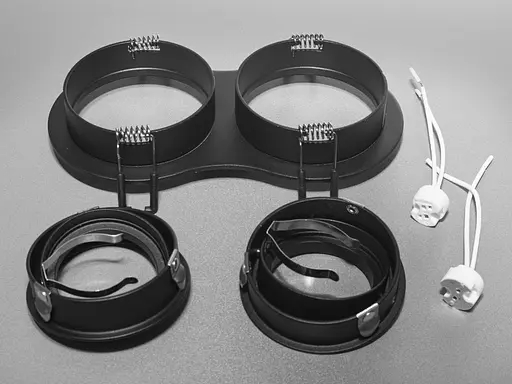 Многофункциональный, захватывающий сдвоенный, алюминиевый точечный светильник. - фото 3