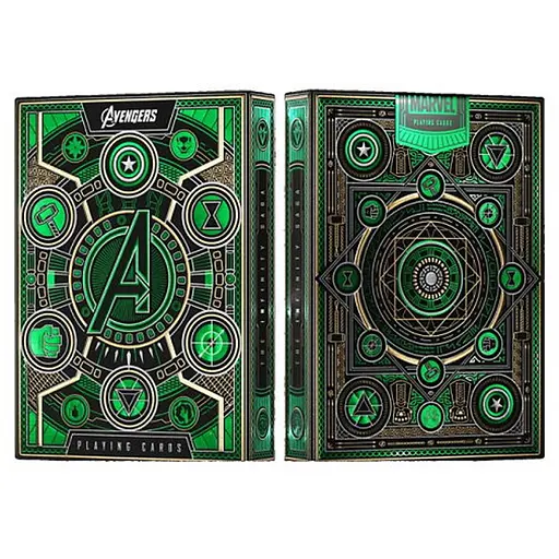 Карты игральные United States Playing Card Company Theory11 Avengers (green) (PC_T11AVEG) - фото 1