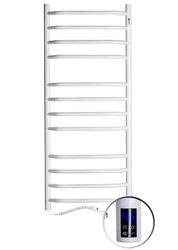 Електрична рушникосушарка Navin Блюз 480x1200 Sensor ліва з таймером 12-006133-4812, Білий, Ліве, Електронний - фото 1