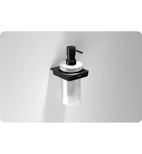 Дозатор для рідкого мила Sonia S6 Black 166466, Чорний - фото 2