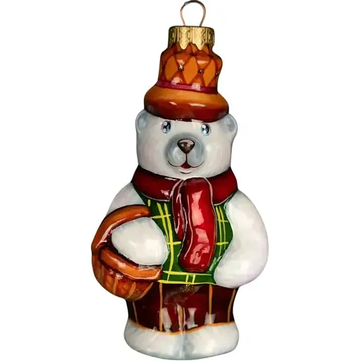 Ялинкова прикраса Різдвяні історії Міша франт грибник скло (4820001045857)