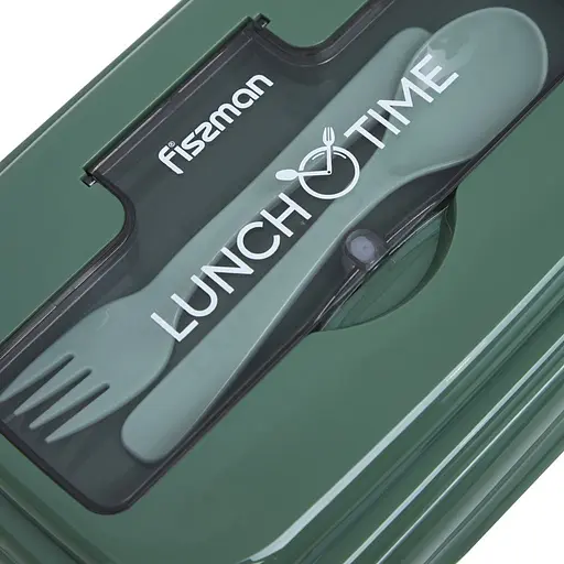 Ланч-бокс Fissman с тремя отделением 21.5х15х8 см зеленый (16741) - фото 10