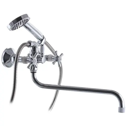 Смеситель для ванны Zerix Z2254-7 ZX0263 Хром - фото 1