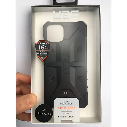 Оригінальний протиударний чохол UAG Pathfinder для iPhone 13 / iPhone 14 (6.1") Black 113177114040 - фото 3