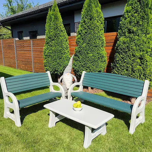 Садовий стіл 122х61х43 см SW-00001544 - фото 5