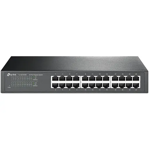 Коммутатор TP-LINK TL-SG1024D, 24x100/1000 Mb/s, неуправляемый