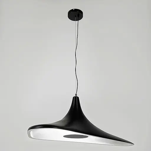 Світильник із унікальним чорним динамічним плафоном 70х45 см | Арт. MJ260-800 BK | Line F - фото 5