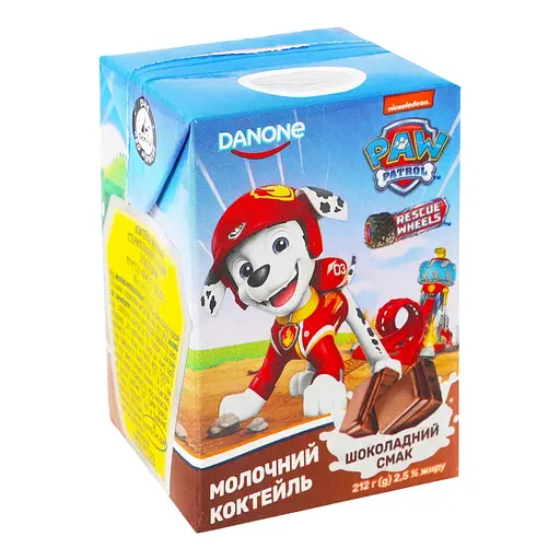 Коктейль молочный Danone ДанКоллекция шоколадный 2,5% 212 г